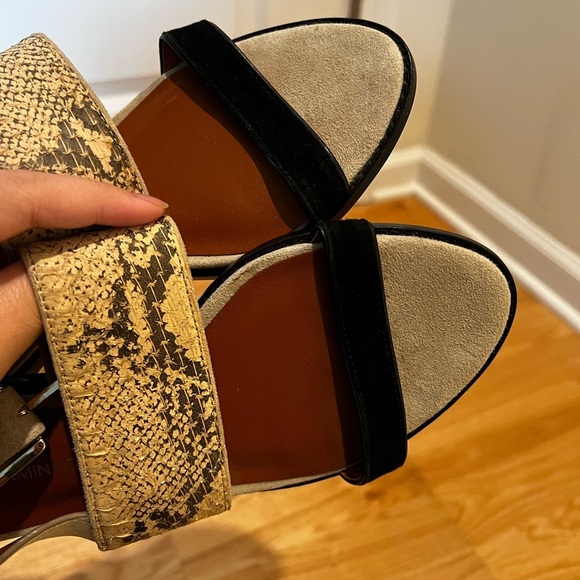 Rebecca Minkoff Serena Snake Embossed Leather Ankle Strap Size 7 - Picture 6 of 8